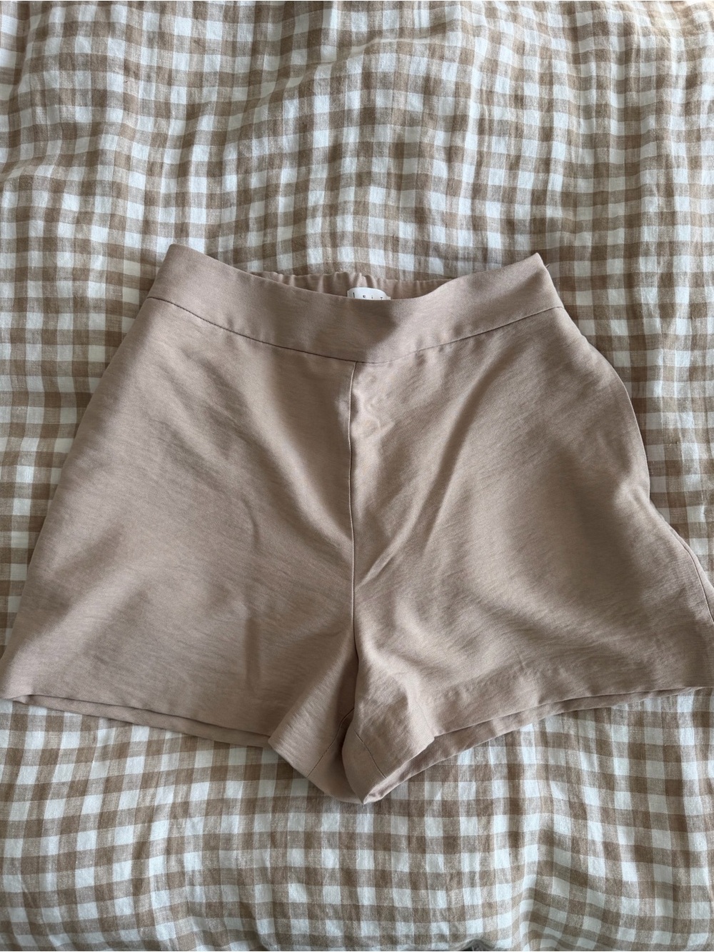 Nordstrom Taupe High-Waist Women's Shorts
